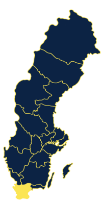 Karte Skåne