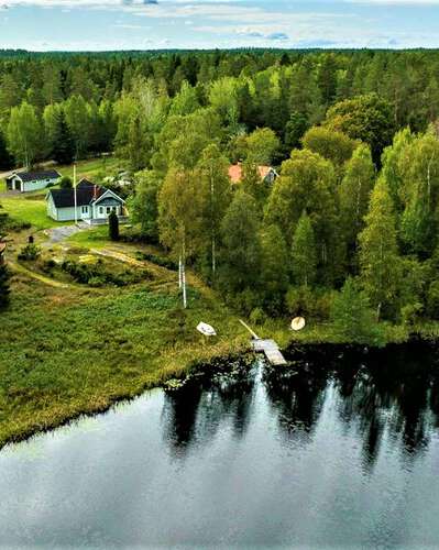 Ferienhaus Flodmarken am See in Småland