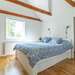 Schlafzimmer mit Doppelbett Ferienhaus Hagby