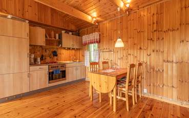 Offene Küche mit Essbereich Ferienhaus Skogen