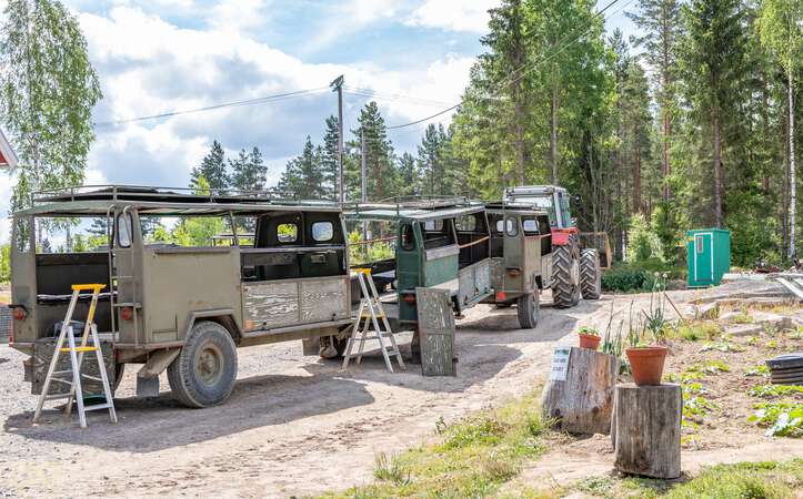 Safari Truck im Elchpark Nybro