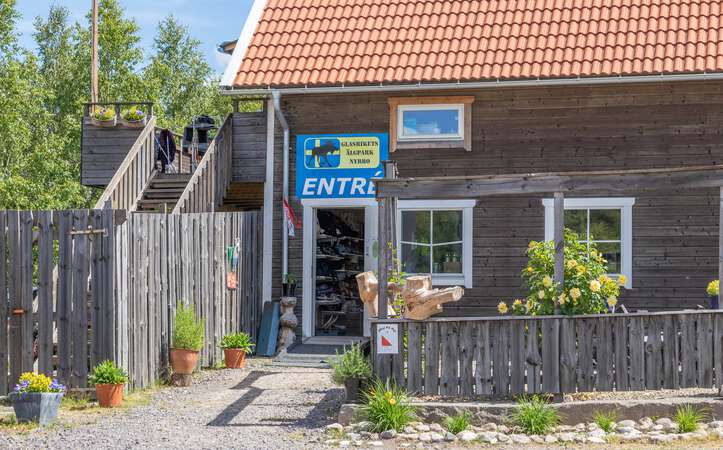 Eingang Elchpark Nybro