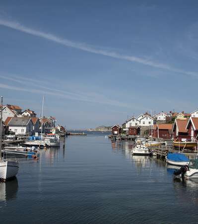 Hafen in der schwedischen Region Bohuslän