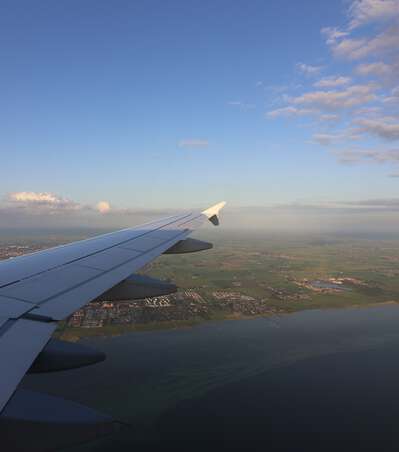 Mit dem Flugzeug nach Schweden