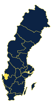 Region Dalsland Karte