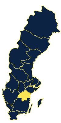 Karte Östergötland