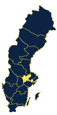 Västmanland Karte
