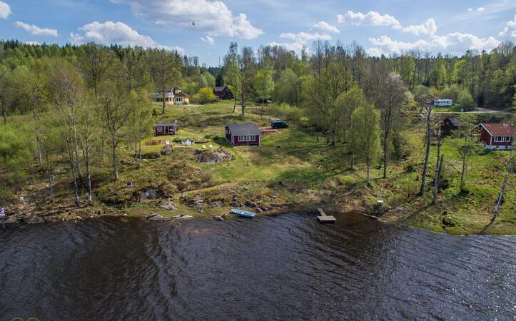 Ferienhaus Am Östersjön Luftaufnahme