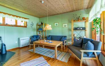 Wohnzimmer Ferienhaus Björksjön