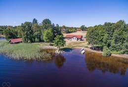 Blick vom See Ferienhaus Bolmen