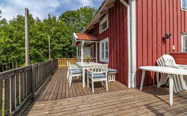 Terrasse Ferienhaus Bredhult