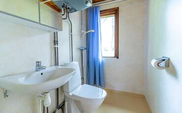 Badezimmer Ferienhaus Byxelkrok