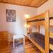 Schlafzimmer mit Etagenbett Ferienhaus Datjan