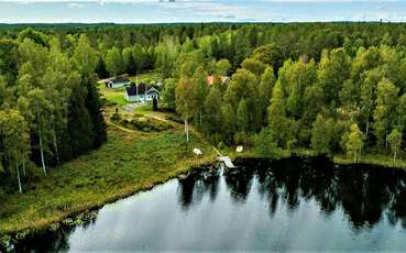 Ferienhaus Flodmarken am See in Småland