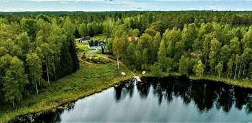 Ferienhaus Flodmarken am See in Småland