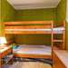 Schlafzimmer mit Etagenbett Ferienhaus Försjön