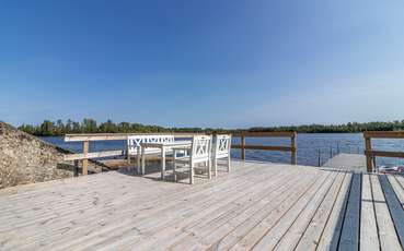 Seeterrasse Ferienhaus Fösingsmåla