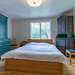 Schlafzimmer unten mit Doppelbett Ferienhaus Fösingsmåla