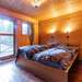 Schlafzimmer mit Doppelbett Ferienhaus Foxen