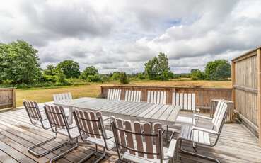 Terrasse Ferienhaus Friedas hus