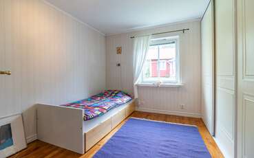 Zweites Schlafzimmer mit Einzelbett Ferienhaus Grimmered