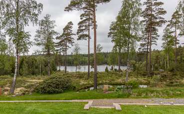 Blick auf den See Ferienhaus Grimmered