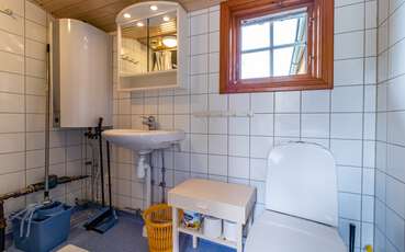 Badezimmer Ferienhaus Gula Stugan