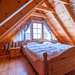 Schlafzimmer mit Doppelbett Ferienhaus Gunnebo