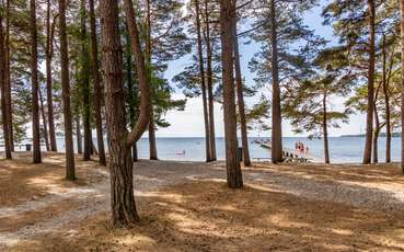 Sandstrand Ostsee bei Hällevik