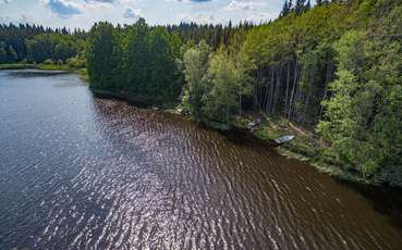 See mit Badestelle Ferienhaus Hvilan