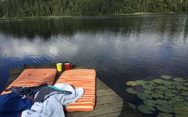 Eigener Steg am See Ferienhaus Kurtibo