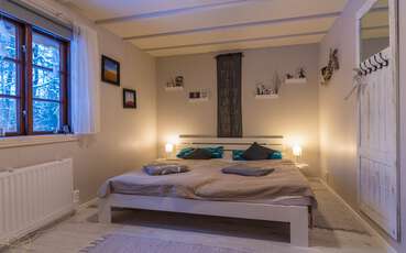 Zweites Schlafzimmer mit Doppelbett Ferienhaus Kurtibo