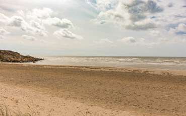 Sandstrand an der Ostsee Ferienhaus Långasand