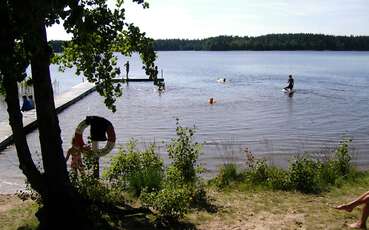 Badeplatz Ferienhaus Lilla Hagasjön