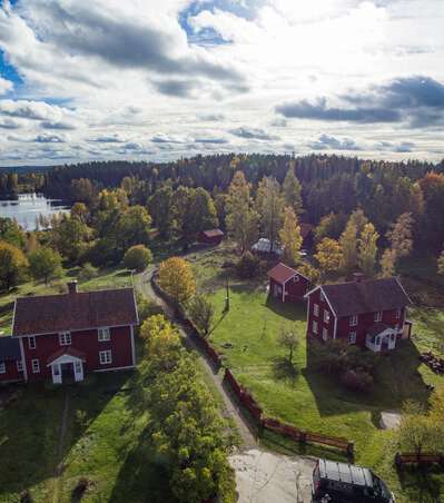 Das kleine Dörfchen Fagerhult in Östergötland