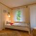 Zwei Einzelbetten im Schlafzimmer Ferienhaus Lillesjö