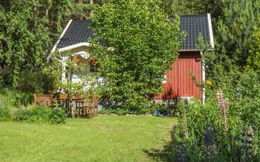 Ferienhaus Lillesjö im Sommer