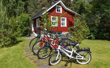 Fahrräder Ferienhaus Lillesjö