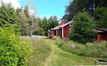 Naturschönes Grundstück Ferienhaus Litet hus