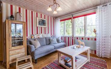 Wohnzimmer Ferienhaus Nygårdsnäs