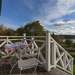 Terrasse mit Seeblick Ferienhaus Övre Gården