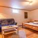 Schlafzimmer mit Doppelbett Ferienhaus Quade