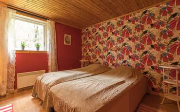 Schlafzimmer mit zwei Einzelbetten Ferienhaus Räven