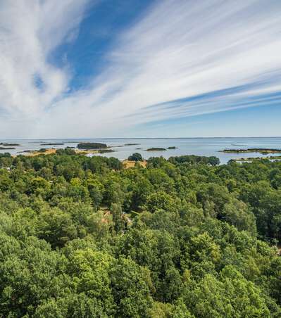 Aussicht auf die Ostsee Ferienhaus Ragnabo