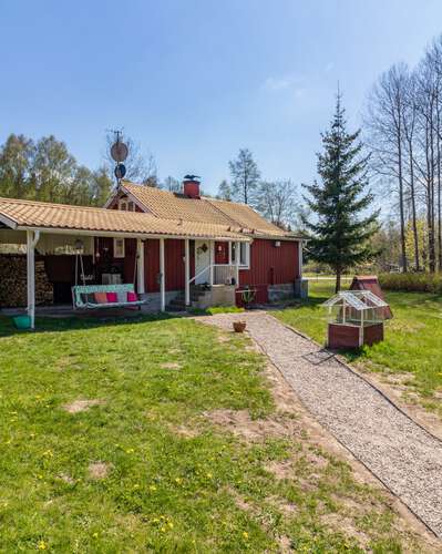 Ferienhaus Rössmåla mit Sauna