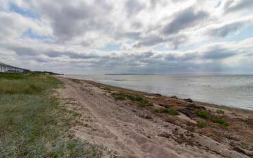 kinderfreundlicher Strand Ferienhaus Rya