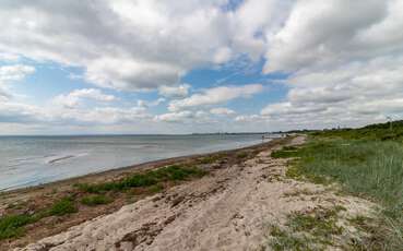 Badestrand Ferienhaus Rya