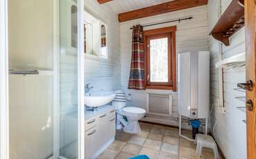 Badezimmer Ferienhaus Saltkråkan