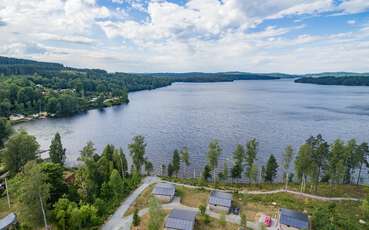 Blick auf den See Ferienhaus Sandviksudden