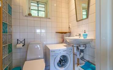 Badezimmer Ferienhaus Saxemara